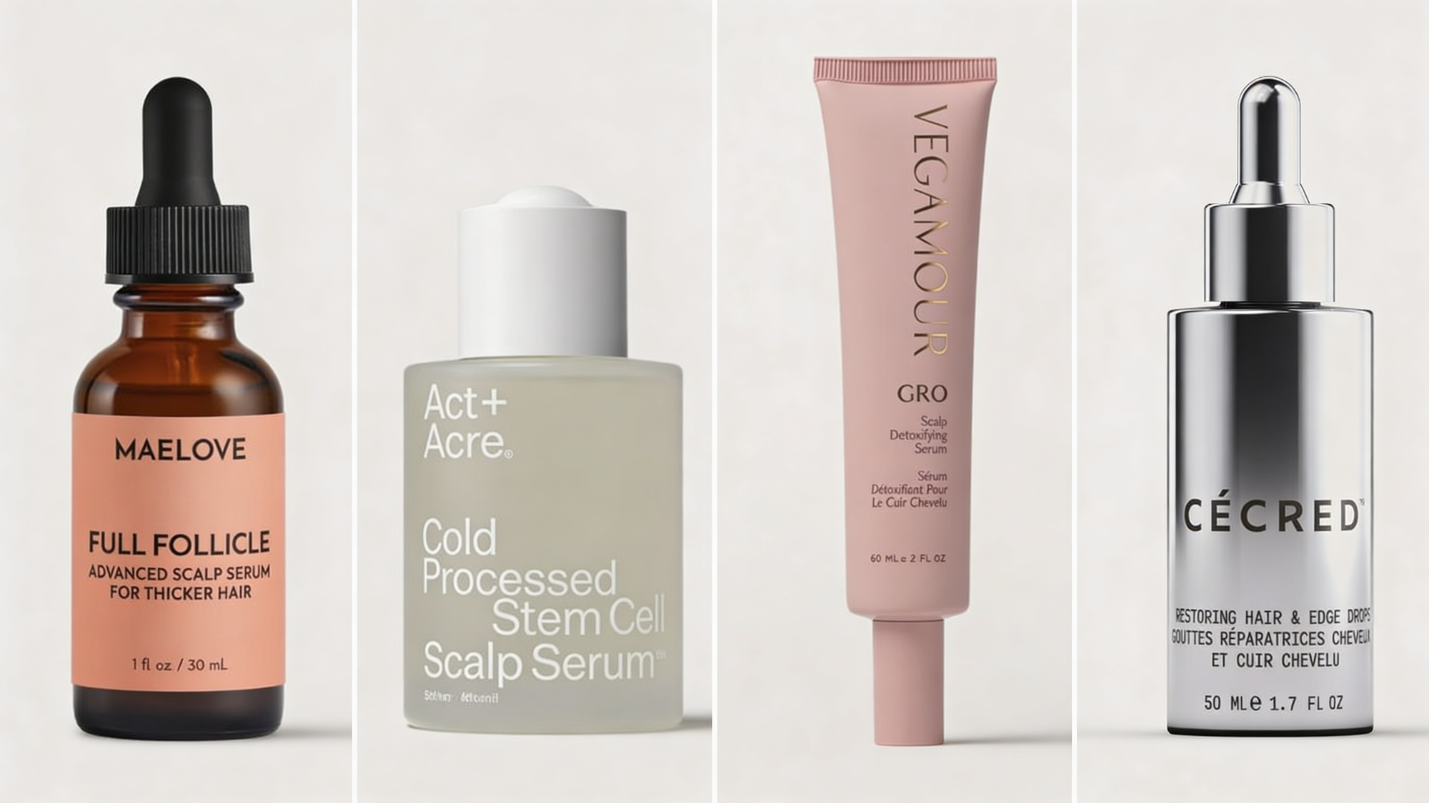 I used the Hyped Hair Growth Serums my friends suggested for my thinning hair